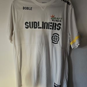 White New York Subliners medium Jersey, pre-owned by Revan